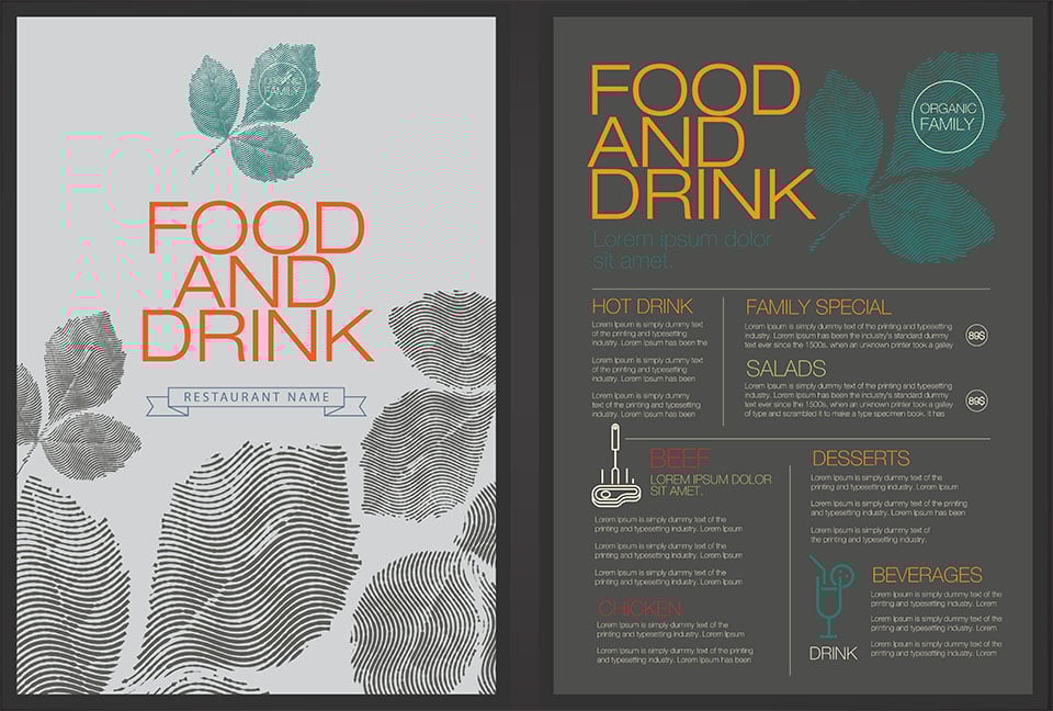 Coffee Shop Menu