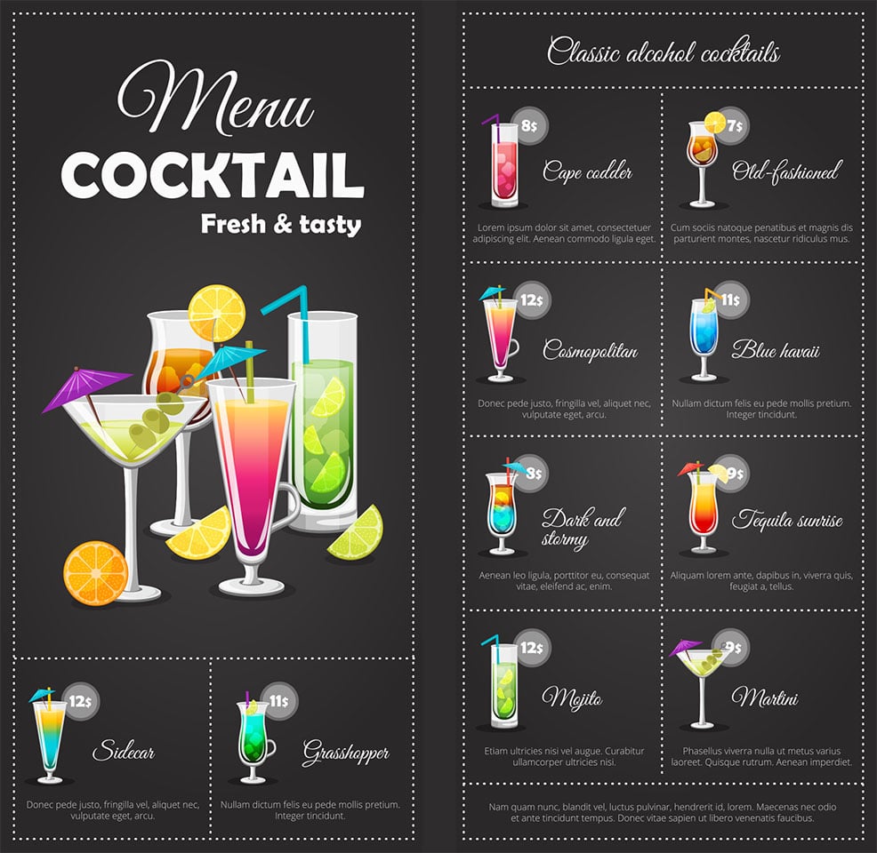 Cocktail Menu