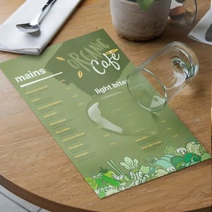 Waterproof-Menus