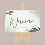 Welcome wedding signage
