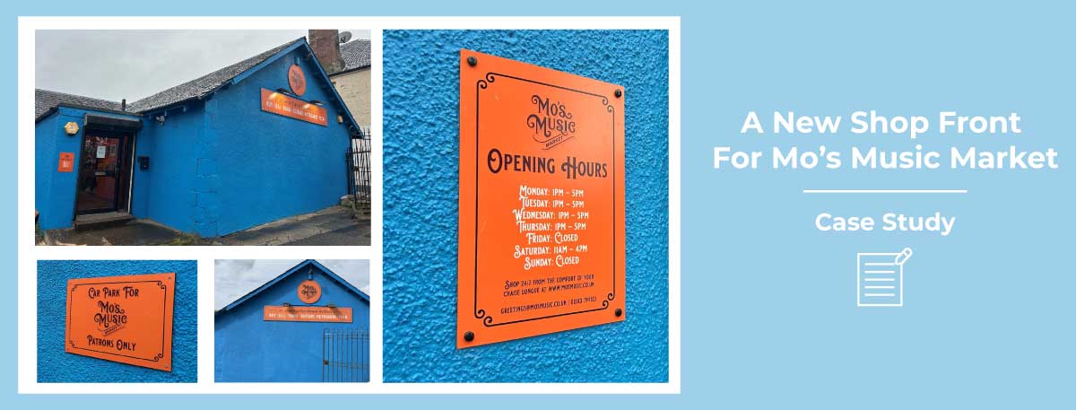 New Shopfront Signage Case Study