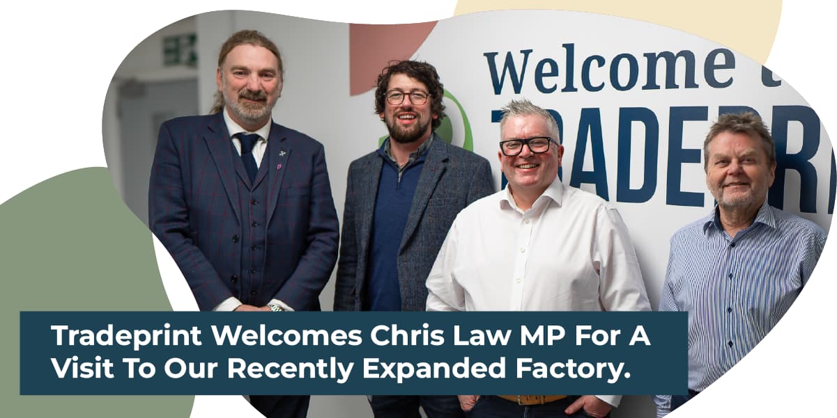 Chris Law MP Takes A Tour Around Tradeprint