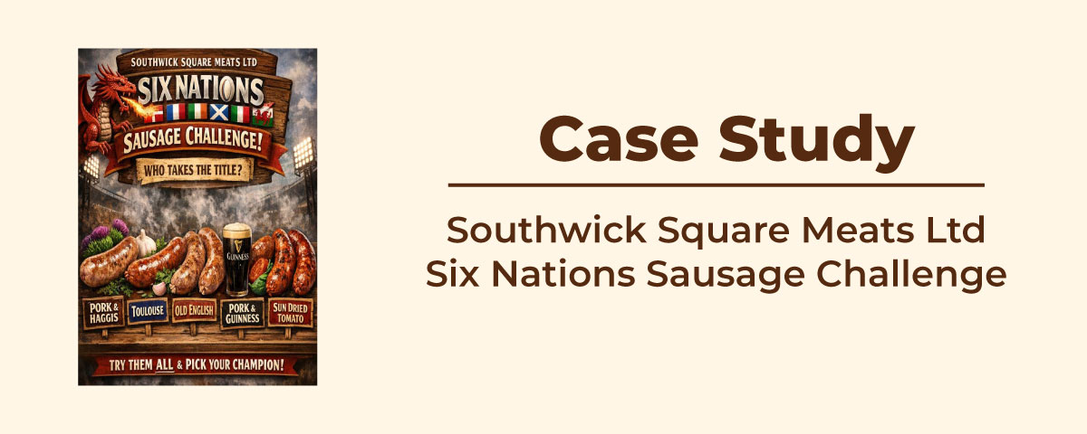 How Outdoor Posters Helped Turn the Six Nations Sausage Challenge into a Local Phenomenon