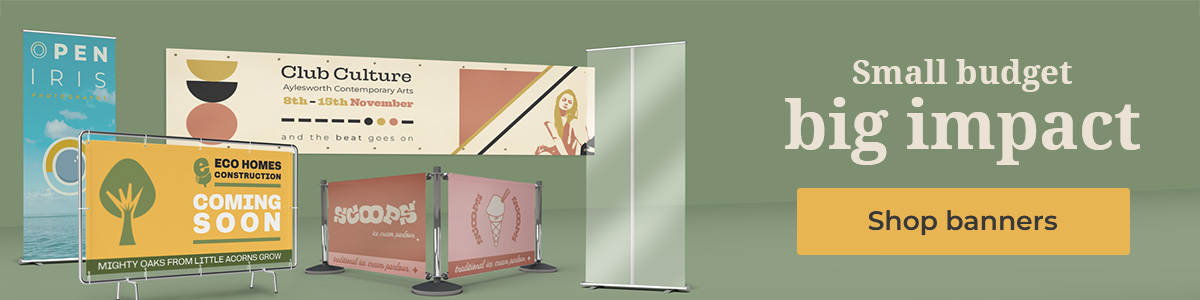 Add banner printing to your product range this Spring