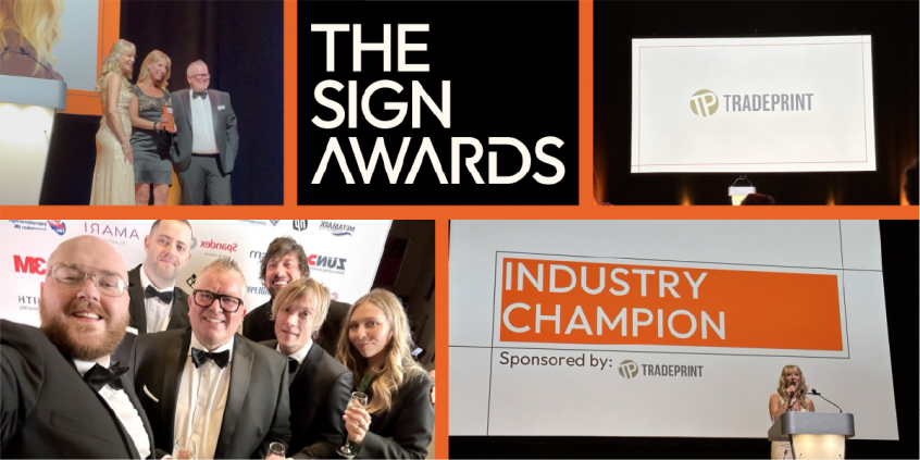 THE SIGN AWARDS ATTENDED BY TRADEPRINT