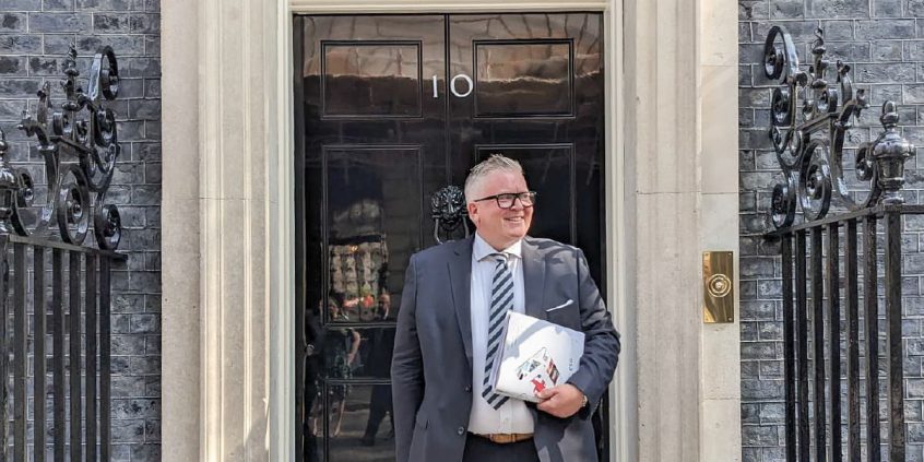 ANTHONY ROWELL AT NUMBER 10 DOWNING STREET